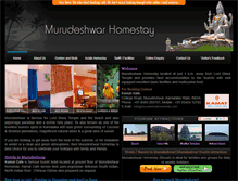 Tablet Screenshot of murudeshwarhomestay.com